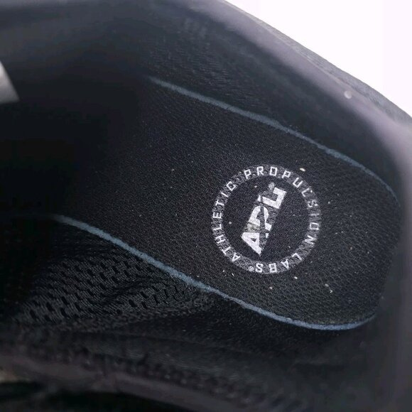 APL Athletic Propulsion Men's Iconic Phantom Black Calf Hair Sneakers Size 8 - Picture 7 of 10